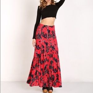 Free people Smooth sailing maxi skirt